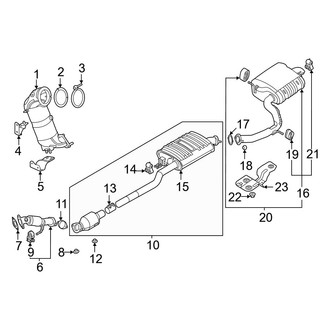 Hyundai OE - Exhaust System - Exhaust Components