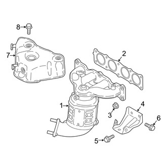 Hyundai OE - Exhaust System - Manifold (2.4L)