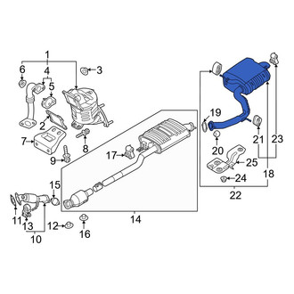 Hyundai OE - Exhaust Muffler
