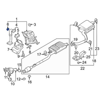 Hyundai OE - Exhaust Manifold Nut
