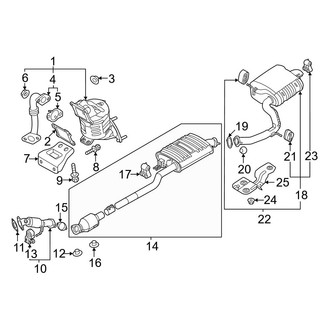 Hyundai OE - Exhaust System - Exhaust Components