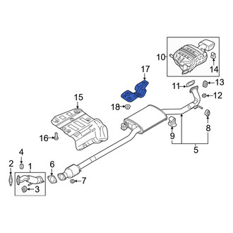 Hyundai OE - Rear Floor Pan Heat Shield