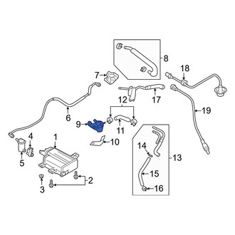 Hyundai OE - Vapor Canister Purge Solenoid
