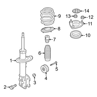 Hyundai OE - Front Suspension - Struts & Components