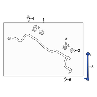 Hyundai OE - Front Suspension Stabilizer Bar Link