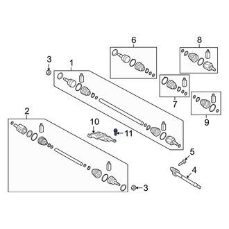 Hyundai OE - Belt Tensioner Bolt