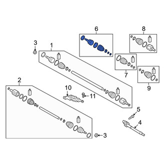 Hyundai OE - Front Left Inner CV Joint Kit