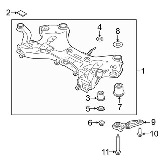 Hyundai OE - Front Suspension - Suspension Mounting