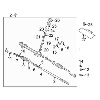 Hyundai OE - Steering Tie Rod End Cotter Pin