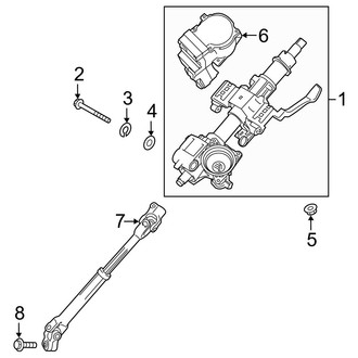 Hyundai OE - Steering Column Assembly
