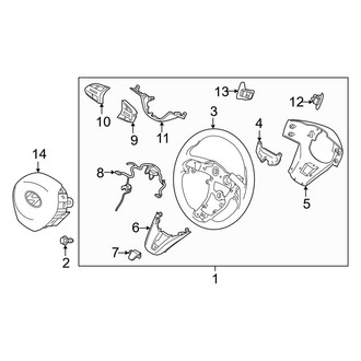 Hyundai OE - Steering Wheel & Trim (Limited / SE / SEL / SEL Plus / Ultimate)