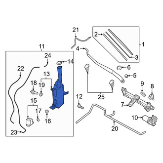 Hyundai OE - Washer Fluid Reservoir