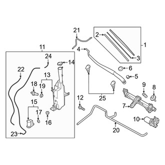 Hyundai OE - Washer Fluid Reservoir