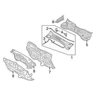 Hyundai OE - Cowl (Limited / SE / SEL / SEL Plus / Ultimate)