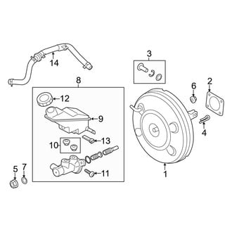 Hyundai OE - Cowl - Components on Dash Panel (Limited / SE / SEL / SEL Plus / Ultimate 2.4L)