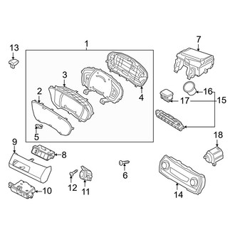 Hyundai OE - Instrument Panel - Cluster & Switches (Calligraphy / SE / SEL / XRT)