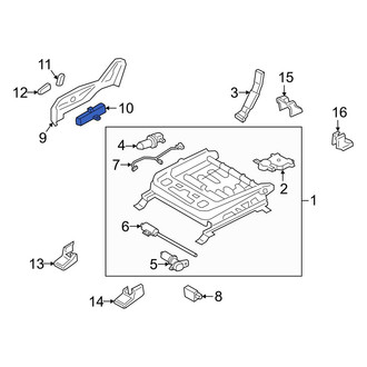 Hyundai OE - Front Right Power Seat Switch