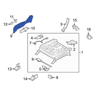 Hyundai OE - Front Right Seat Frame Trim Panel