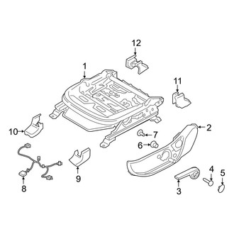 Hyundai OE - Seats & Tracks - Tracks & Components (Driver Seat, Manual Seat), (Limited / SE / SEL / SEL Plus / Ultimate)
