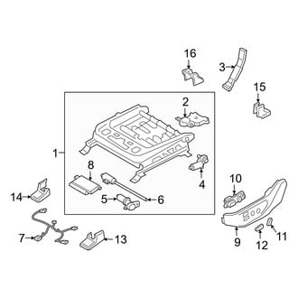 Hyundai OE - Seats & Tracks - Tracks & Components (Driver Seat, Power Seat), (Calligraphy / Limited / SE / SEL / XRT)