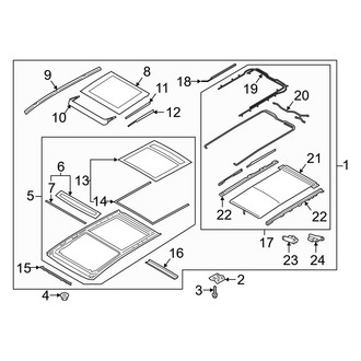 Hyundai OE - Roof - Sunroof
