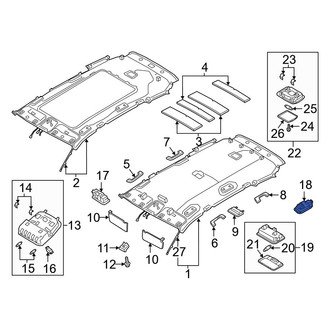 Hyundai OE - Front Reading Light