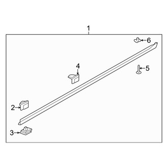 Hyundai OE - Pillars, Rocker & Floor - Exterior Trim (Limited / SE / SEL / SEL Plus / Ultimate)