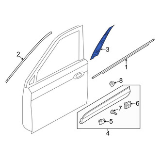 Hyundai OE - Front Left Door Applique