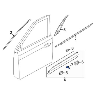 Hyundai OE - Grille Screw