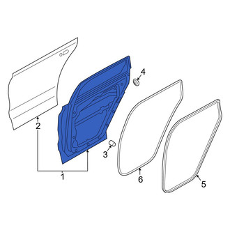 Hyundai OE - Rear Right Door Shell