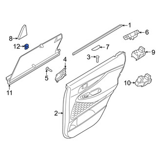 Hyundai OE - Window Shade Bracket
