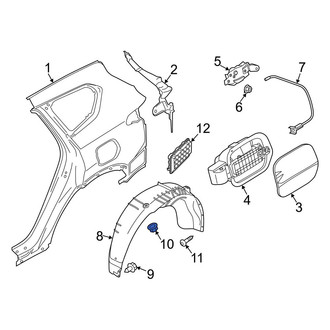 Hyundai OE - Fender Liner Nut
