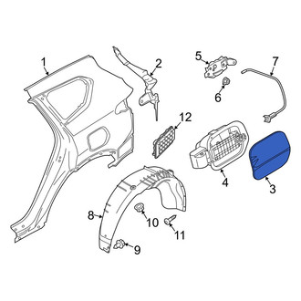 Hyundai OE - Rear Fuel Filler Door