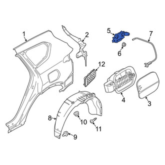 Hyundai OE - Rear Fuel Filler Door Lock Actuator