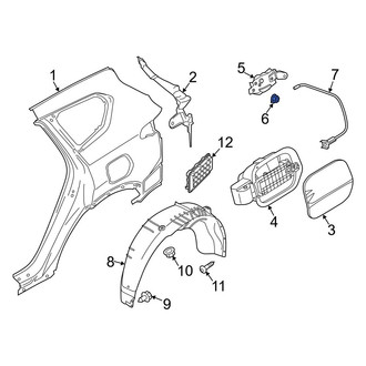 Hyundai OE - Door Mirror Nut