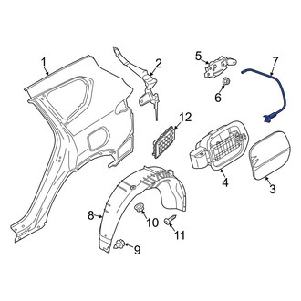 Hyundai OE - Rear Fuel Filler Door Release Cable