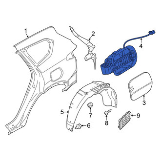 Hyundai OE - Rear Fuel Filler Housing