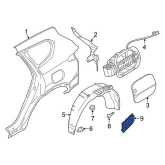 Hyundai OE - Rear Quarter Panel Vent