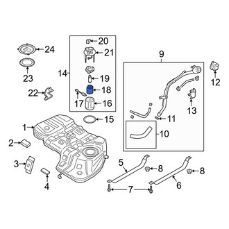 Hyundai OE - Fuel Pump Filter