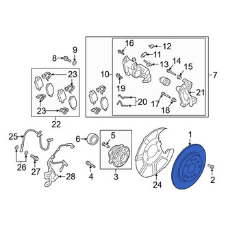 Hyundai OE - Rear Disc Brake Rotor