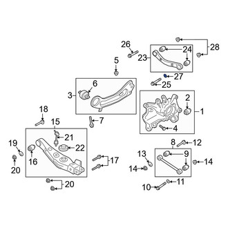 Hyundai OE - Rear Upper Suspension Control Arm Washer