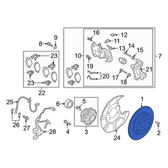 Hyundai OE - Rear Disc Brake Rotor