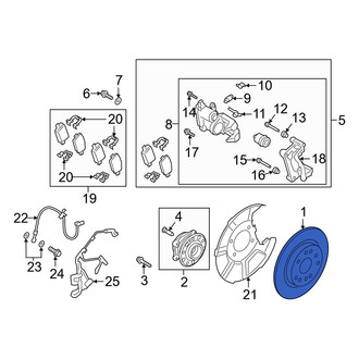 Hyundai OE - Rear Disc Brake Rotor