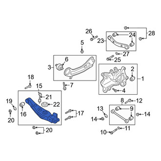 Hyundai OE - Rear Right Lower Rearward Suspension Control Arm