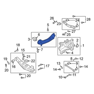 Hyundai OE - Rear Right Suspension Trailing Arm