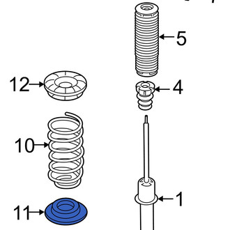 Hyundai OE - Rear Lower Coil Spring Insulator