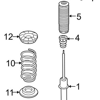 Hyundai OE - Suspension Shock Absorber Mount Cap