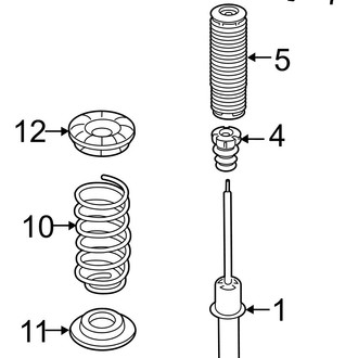 Hyundai OE - Rear Suspension - Shocks & Components (Hybrid Blue / Hybrid Limited / Hybrid SEL Premium / Plug-In Hybrid Limited / Plug-In Hybrid SEL Convenience)