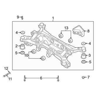 Hyundai OE - Rear Suspension - Suspension Mounting (Calligraphy / Limited / SE / SEL / XRT AWD)