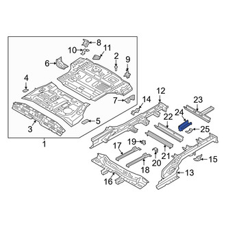 Hyundai OE - Rear Frame Side Member Reinforcement